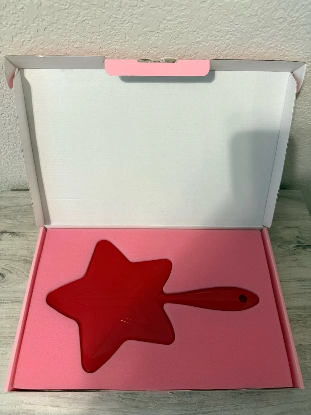 Jeffree Star Pink Makeup Brush Case with Magenta Star Logo